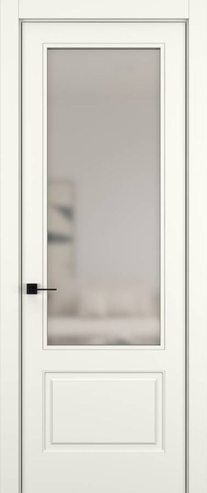 Дверь 021V HARMONY Матовый Жемчужный