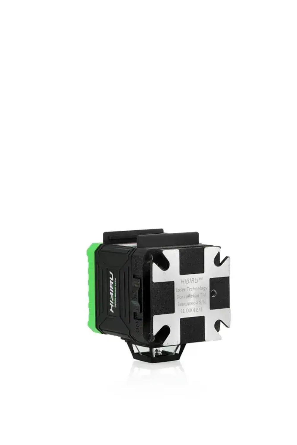 HIBIRU / Профессиональный лазерный уровень 4D со штативом зеленый луч Q-Basic дальность 30м/ 16 лучей 360 градусов, самовыравнивание, 2 АКБ кейс, пульт, магнитное крепление, откалиброван, гарантия