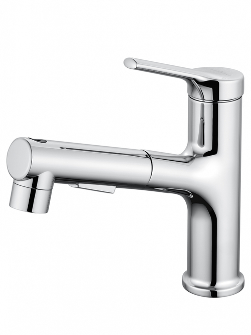 Смеситель для раковины с выдвижным изливом WONZON & WOGHAND, Хром (WW-A40862-CR)