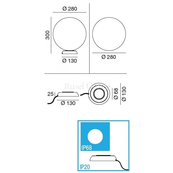 Настольная лампа Linea Light Oh! 15158