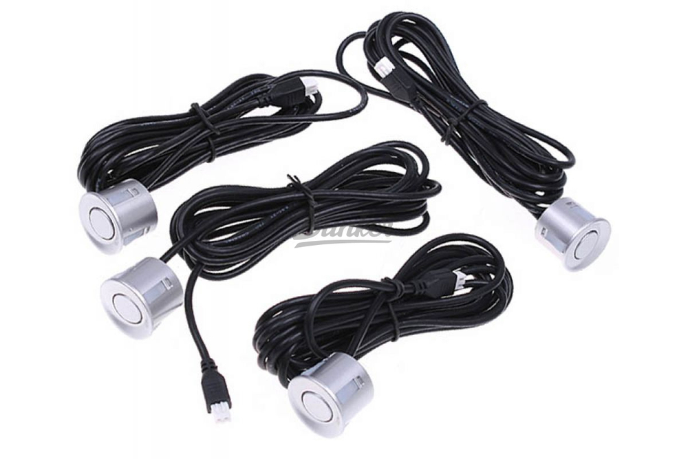 Парктроник InterPower IP-451 с зеркалом заднего вида, 4 датчика (черные), (компл.)