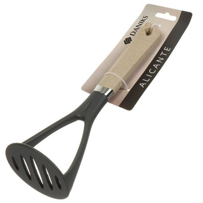 Картофелемялка нейлон, пластик ручка, навеска, беж, Daniks, Аликанте, JA20200491-6