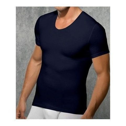 Мужская футболка с V-образным вырезом темно-синяя Doreanse 2855