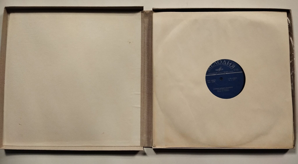 Винтажная виниловая пластинка LP Леонид Ильич Брежнев Возрождение (СССР 1978)