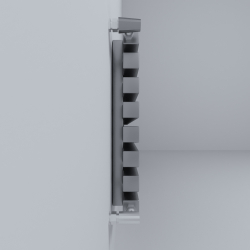 Горизонтальные дизайн-радиаторы Q40 1500мм с нижним подключением