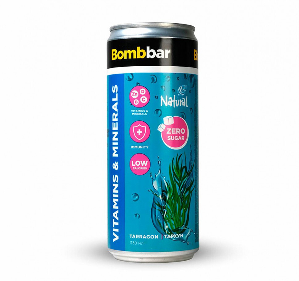 BOMBBAR Напиток б/а "Лимонад со вкусом тархуна" 330мл