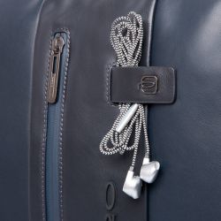 Рюкзак мужской Piquadro Urban синий из натуральной кожи (CA4818UB00/BLU) 4