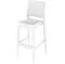 Белый пластиковый барный стул Jamaica | Siesta Contract | Турция