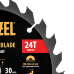 Пильный диск по дереву ф210 х 30 мм, 24 зубьев Denzel