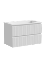 Тумба с раковиной Sancos Snob T 80 см SNT80W bianco