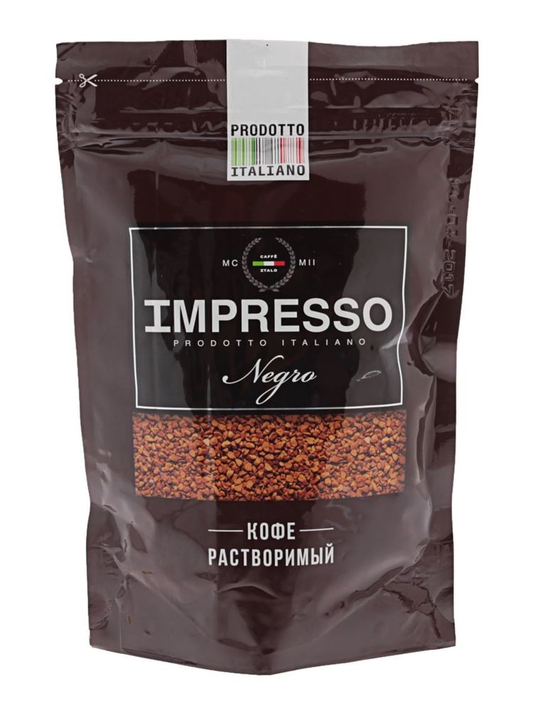 Кофе растворимый Impresso Negro 100 г x 4 шт