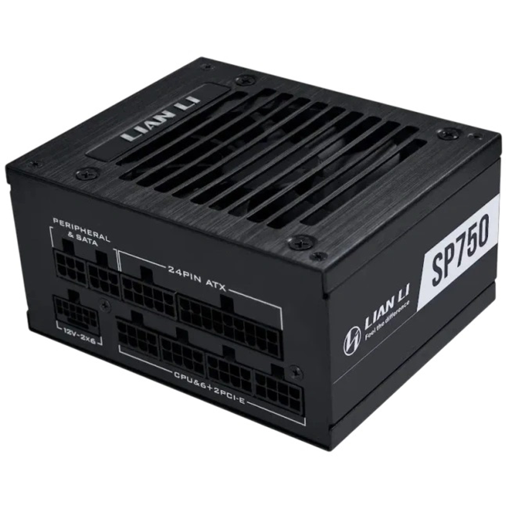 Блок питания Lian Li 750W SP750G V2 Black, модульный, 16 Pin PCIe 5.1, 80 PLUS Gold, SFX (G9P.SP0750G.B000.RU)