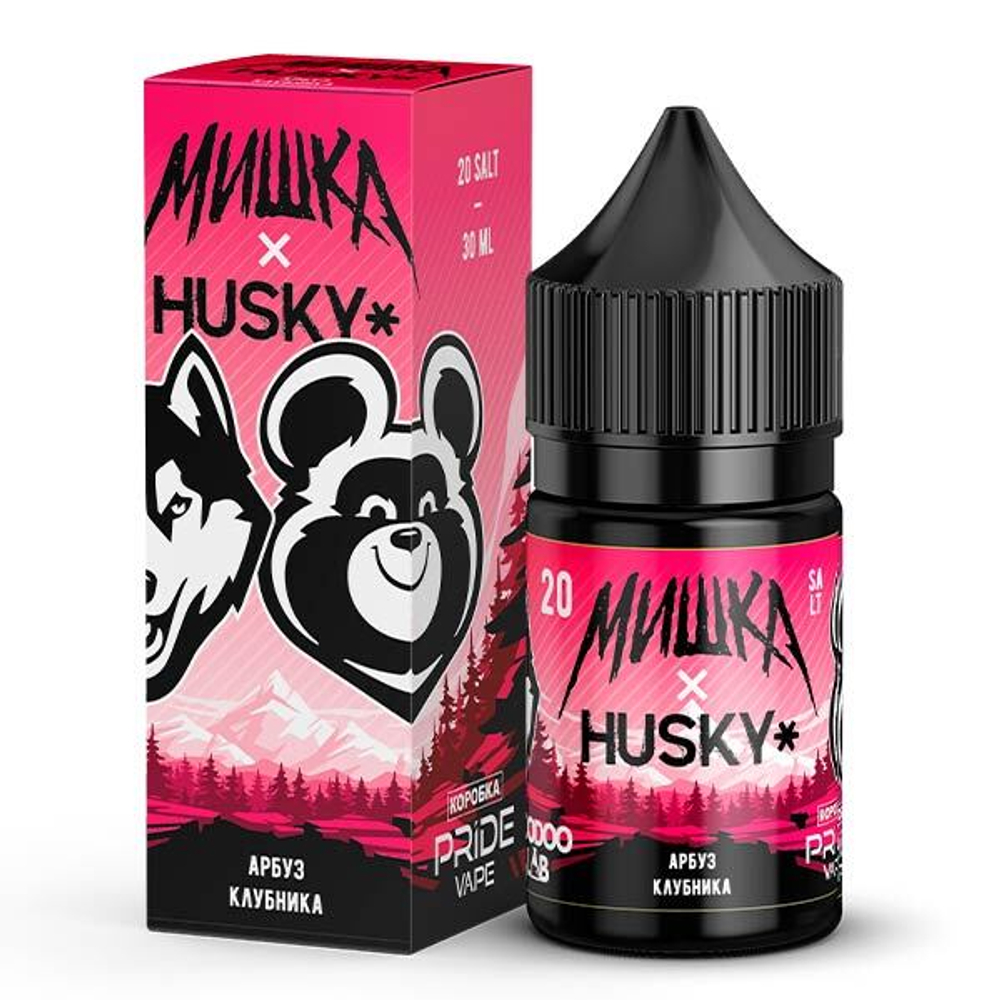 Арбуз Клубника by МИШКА х HUSKY Salt 30мл