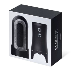 Набор Tenga Flip Zero Electronic Vibrotation: мастурбатор с вибрацией и устройство вращения