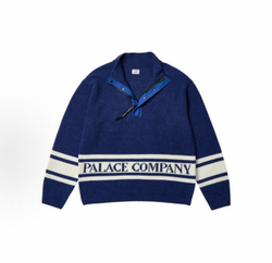 Свитер Palace x C.P. Company Funnel Neck Knit Bright Cobalt