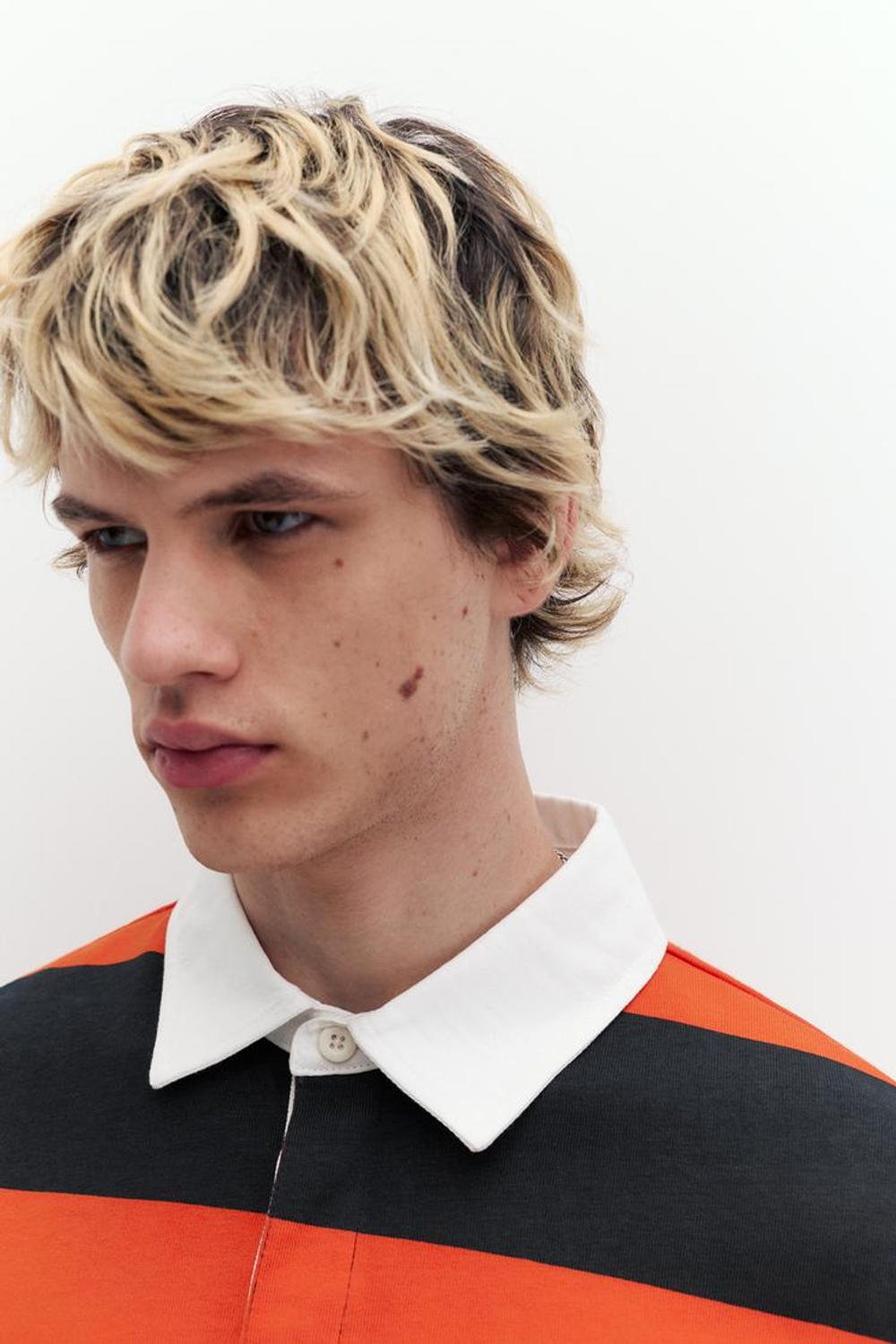 PULL&BEAR Поло в полоску с принтом «Goofy», полоски