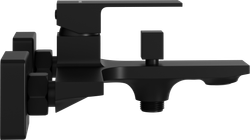 Смеситель для ванны с душем STWORKI Карлстад S35100MB матовый черный