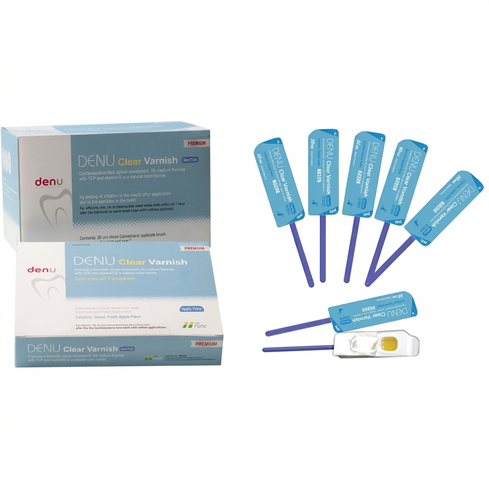 Лак для покрытия зубов, Denu Clear Varnish Лак для покрытия зубов, Denu Clear Varnish