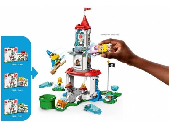 Lego konstruktor Super Mario 71407 Cat Peach Suit and Frozen Tower Expansion Set