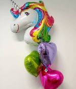 Шар (18"/46 см) Сердце, Лайм 1 шт.