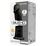 Черный фаллоимитатор 23см на присоске SilexD Premium Silicone Dildo 9" Model 2