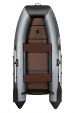 Поход-280TК слань+киль серый (лодка ПВХ под мотор)