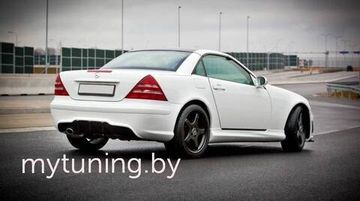 Накладки на пороги для Mercedes SLK R170