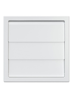 Выход стенной КФ фланец D125 жалюзи 150x150 ASA ERA