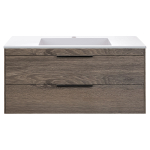 База под раковину Chiara 2D 1000 подвесная, 2 выкатных ящика soft-close, R.Oak