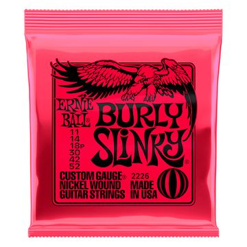 Струны для электрогитары 11-52 ERNIE BALL 2226 Nickel Wound Slinky Burly