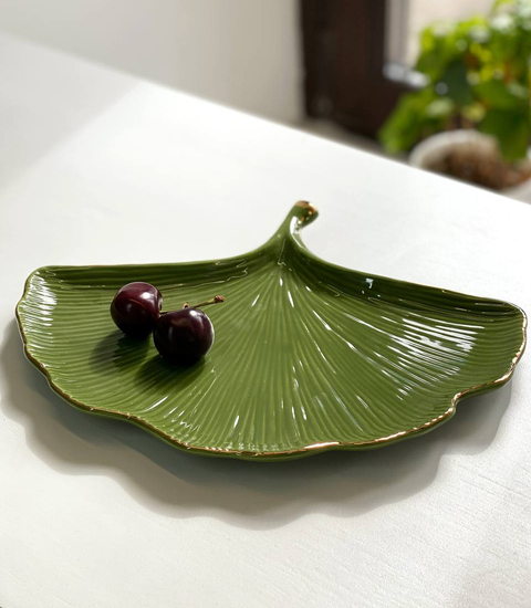 Блюдо сервировочное «Лист», 26×20 см