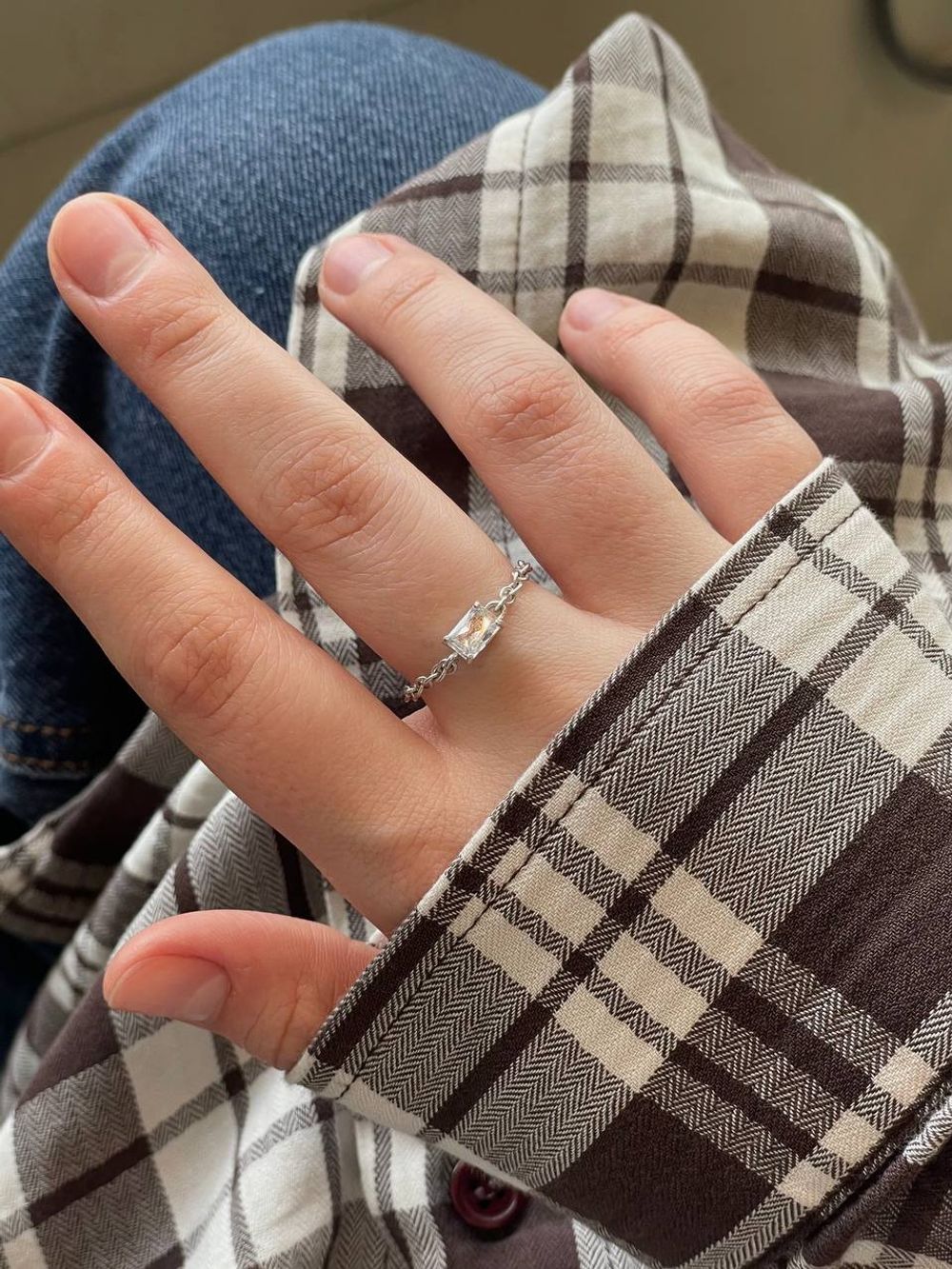 Кольцо-цепочка Radiant