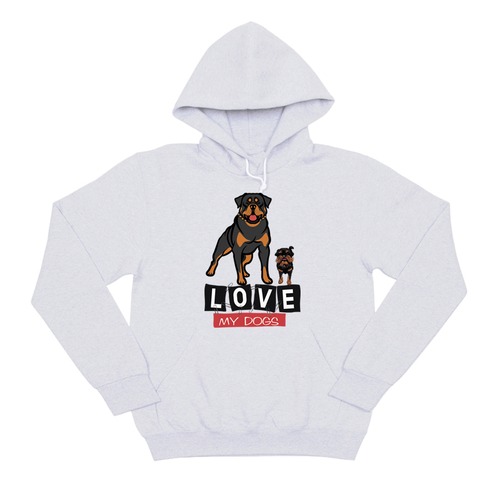 Толстовка "Ротвейлер - LOVE"