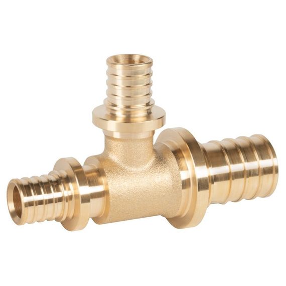 Тройник Royal Thermo ritable N аксиальный переходной, латунь, 20-16-20
