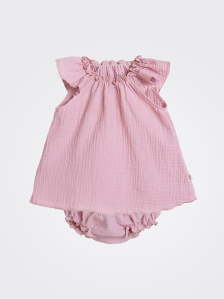 Сарафан муслиновый с блумерами "Сакура" 0+