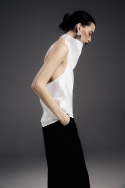 Топ халтер, молоко