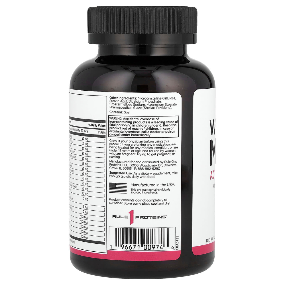 Rule One Proteins, Women's Multi ™, для активного образа жизни, 60 таблеток