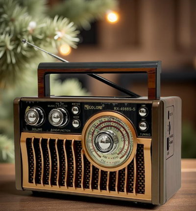 Радиоприемник с MP3 плеером и BT+Solar panel Golon RX-4988S-S