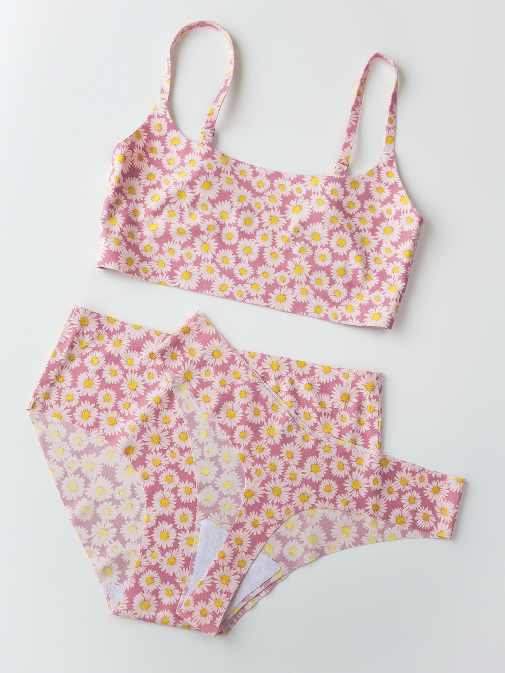 Стринги бесшовные цвет Ромашка (К) размер XS