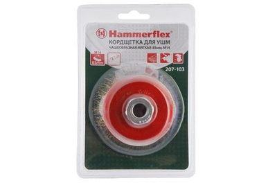 Кордщетка Hammer Flex 207-103 85мм M14  гофрированная мягкая для УШМ