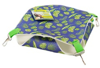 Bambini Pets Гамак Двухуровневый для грызунов и хорьков, подвесной, фетр, 23х23х6 см