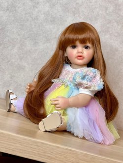 Кукла Реборн виниловая 55см в пакете (FA-540)