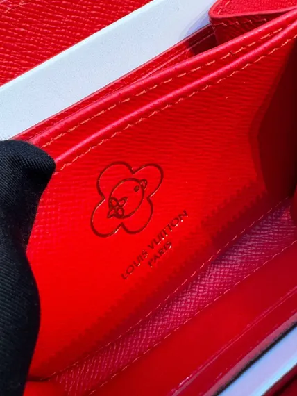 Кошелек для монет Louis Vuitton zippy, красный