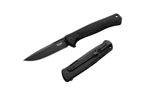 Нож складной Lion Steel Skinny Aluminium Full Black - сталь MagnaCut, рукоять черный титан