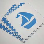 Мягкий пол "Моряк" 500x500x10 мм 45 шор