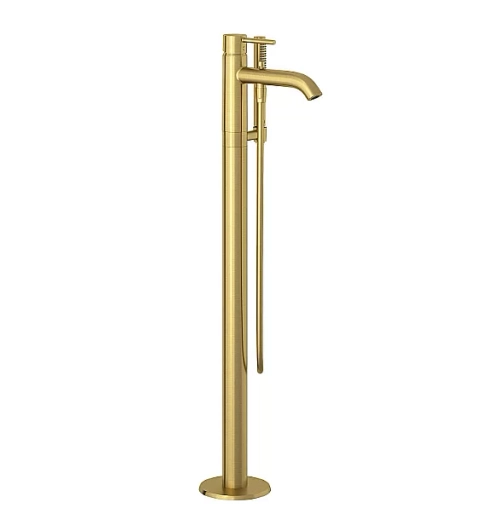 Смеситель для ванны Kludi Bozz 38590N076 брашированное золото