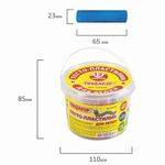 Пластилин на растительной основе (тесто для лепки) ПИФАГОР, 12 цветов, 360 г, пластиковое ведро, 104546