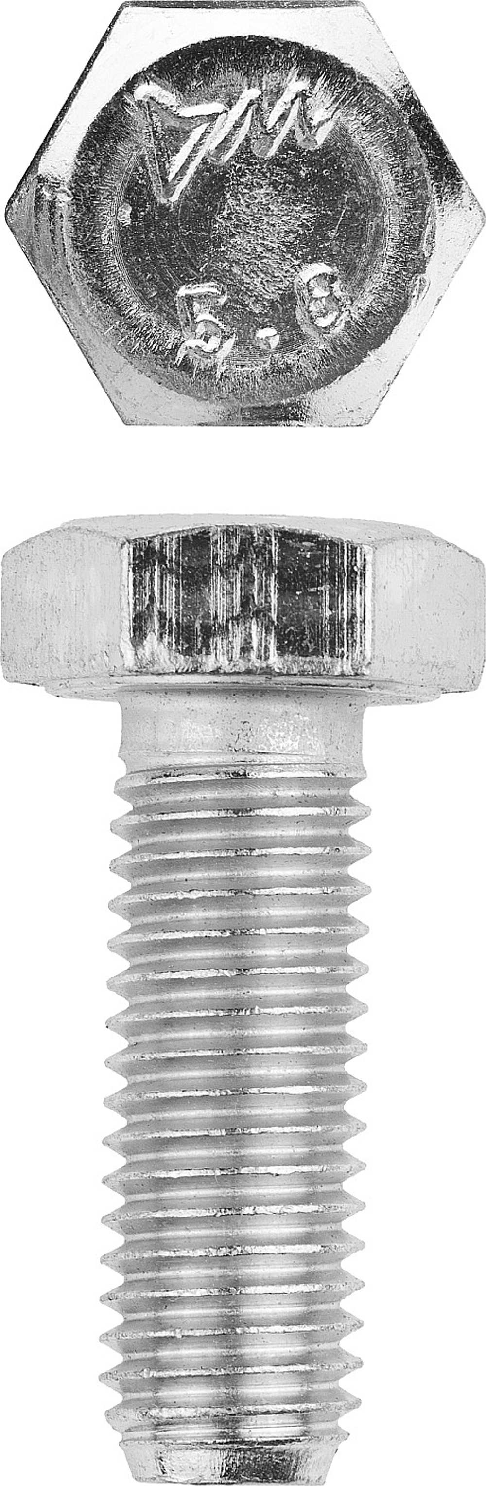 ЗУБР ГОСТ 7798-70, кл. пр. 5.8, M12 х 30 мм, цинк, 5 кг, болт (303080-12-030)