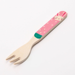 4298750 Вилка для кормления, бамбук, цвет и рисунок  МИКС