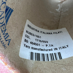 NUBES - Industria Italiana Filati; 50% хлопок, 10% меринос, 7% альпака, 17% п/а, 16% акрил; 230м/100гр; col.1716/6G9; цвет: Розовый на белой основе с золотистой нитью
